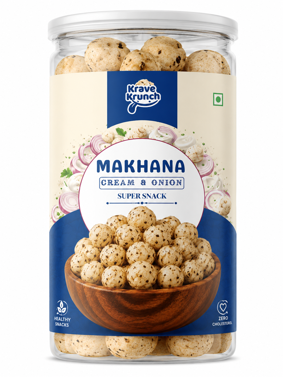 Cream & Onion Flavoured Makhana
