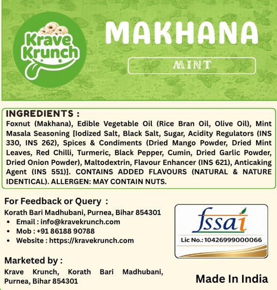 Mint Flavoured Makhana
